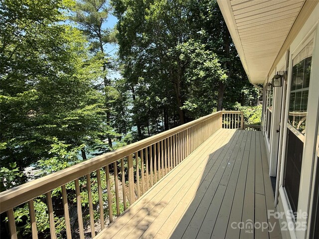 333 Lentz Landing Ln, Nebo, NC 28761 - view of wooden deck