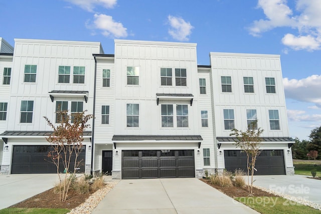 9214 Delancey Ln Unit 62, Concord, NC 28027 - multi unit property with a standing seam roof, stone siding, board and batten siding, and driveway