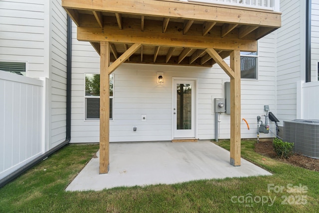 9214 Delancey Ln Unit 62, Concord, NC 28027 - view of patio / terrace with central AC