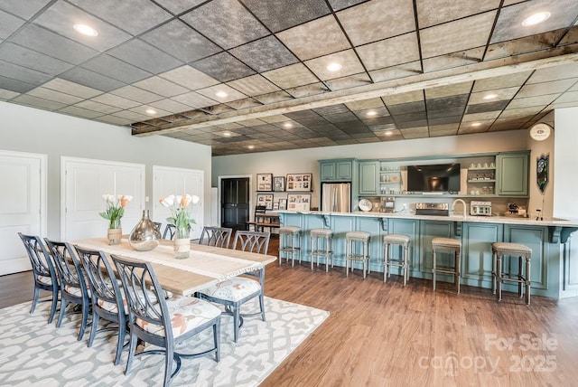 109 Oak Forest Dr, Kings Mountain, NC 28086 - dining space featuring light wood-style floors