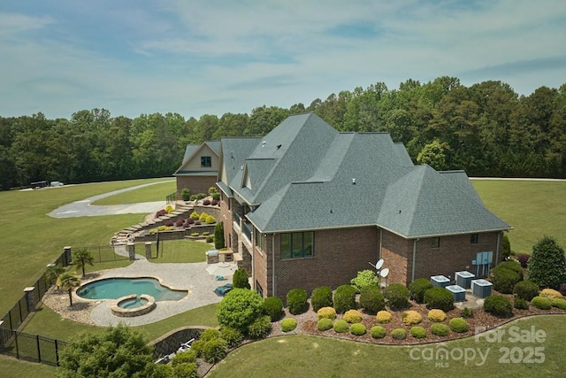109 Oak Forest Dr, Kings Mountain, NC 28086 - view of subject property featuring a pool area