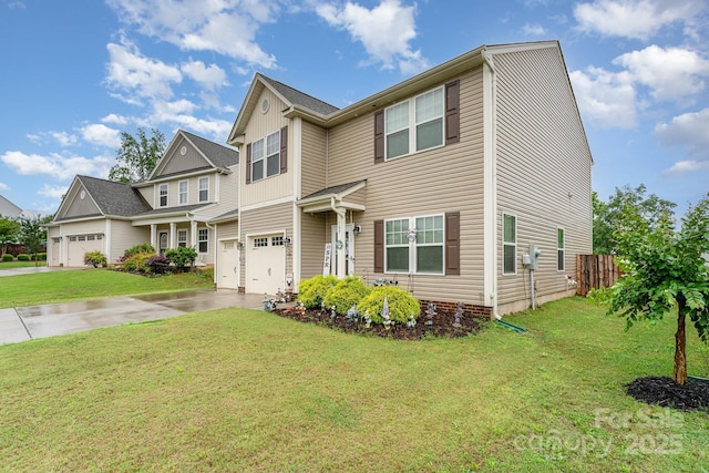 189 Fesperman Cir, Troutman, NC 28166 - view of front of property featuring driveway and a garage