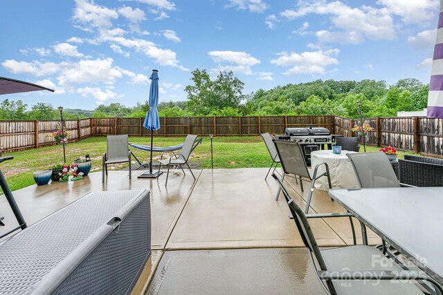 189 Fesperman Cir, Troutman, NC 28166 - view of patio / terrace featuring outdoor dining area