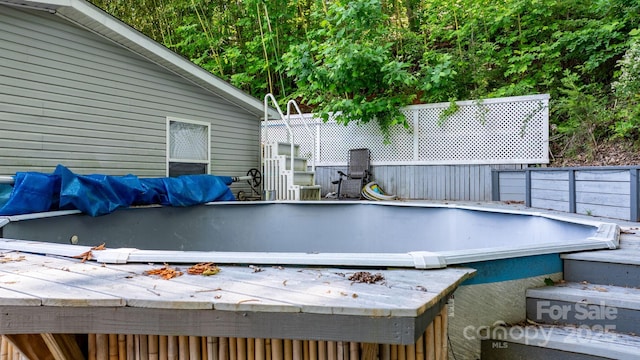 5366 Hayes Waters Rd, Morganton, NC 28655 - view of wooden deck