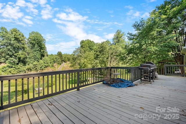 5366 Hayes Waters Rd, Morganton, NC 28655 - deck featuring grilling area