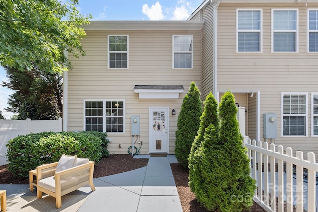 10027 Juniper Trace Dr, Charlotte, NC 28277 - view of property featuring a patio