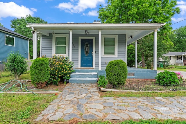 3400 Reid Ave, Charlotte, NC 28208 - view of front facade with covered porch