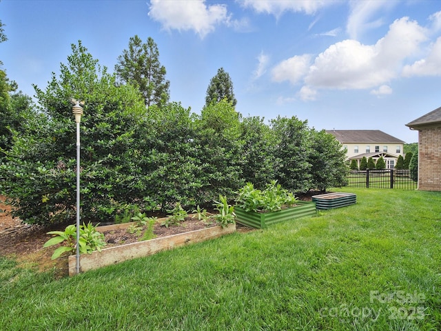 1004 Fairbanks Ct, Indian Trail, NC 28079 - view of yard featuring a vegetable garden
