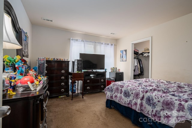 792 Carolina Mill Cir, Lincolnton, NC 28092 - bedroom featuring carpet, a spacious closet, and a closet