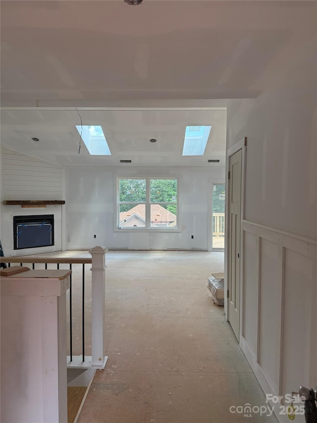 2027 Marquesas Ave, Tega Cay, SC 29708 - corridor with a skylight