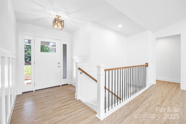 2027 Marquesas Ave, Tega Cay, SC 29708 - foyer featuring wood finished floors and recessed lighting