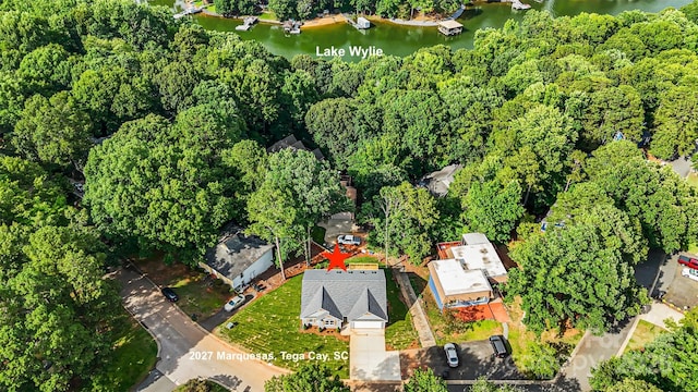 2027 Marquesas Ave, Tega Cay, SC 29708 - aerial view of property and surrounding area featuring a nearby body of water