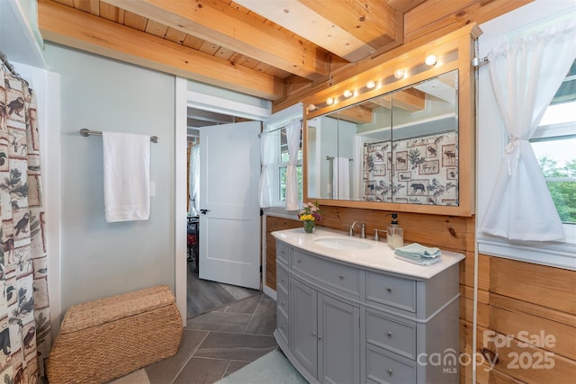 334 Arbra Mountain Way, Bostic, NC 28018 - full bath featuring vanity and a shower with curtain