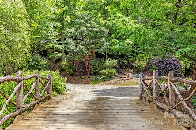 3739 Pickens Hwy, Rosman, NC 28772 - view of deck