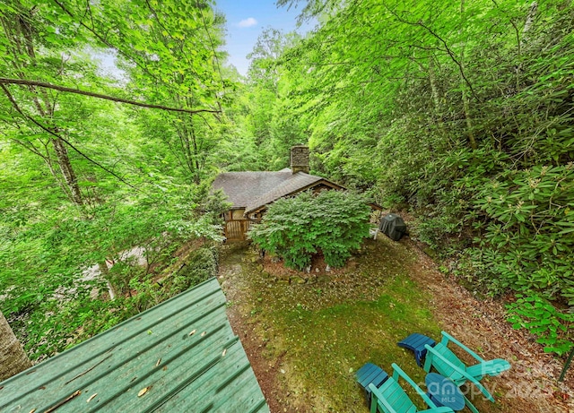 3739 Pickens Hwy, Rosman, NC 28772 - exterior view of a chimney