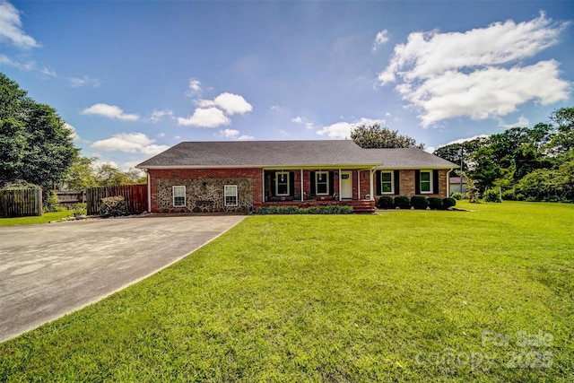 801 Witmore Rd, Wingate, NC 28174 - ranch-style house featuring brick siding