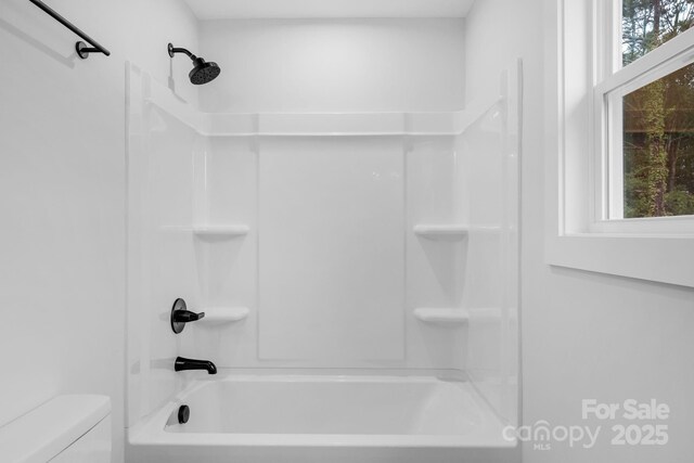 103 Churchill Dr, Kings Mountain, NC 28086 - full bath featuring shower / washtub combination and toilet