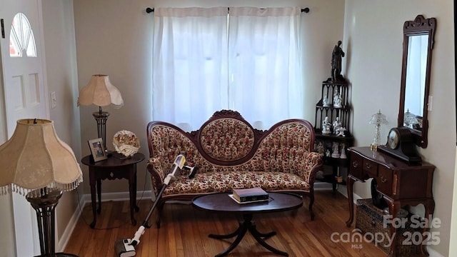 915 Wilkinsville Hwy, Gaffney, SC 29340 - living area featuring wood finished floors, plenty of natural light, and baseboards