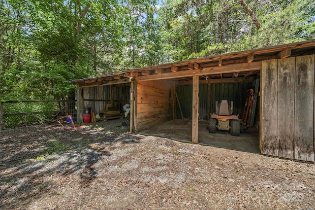 2291 Howell Rd, Midland, NC 28107 - view of pole building featuring a carport