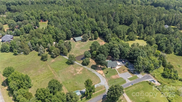 2291 Howell Rd, Midland, NC 28107 - aerial view of a heavily wooded area