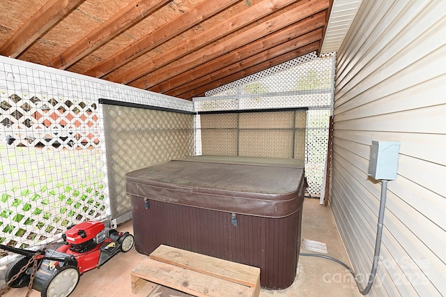 4646 River Run Cir, Hickory, NC 28602 - wooden terrace featuring a hot tub