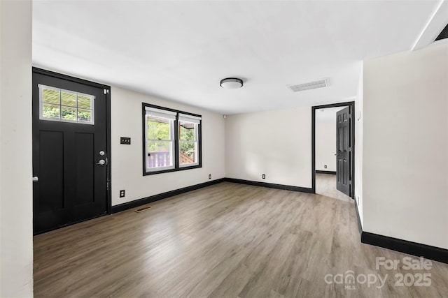 103 Fleetwood Rd, York, SC 29745 - entryway with wood finished floors and baseboards
