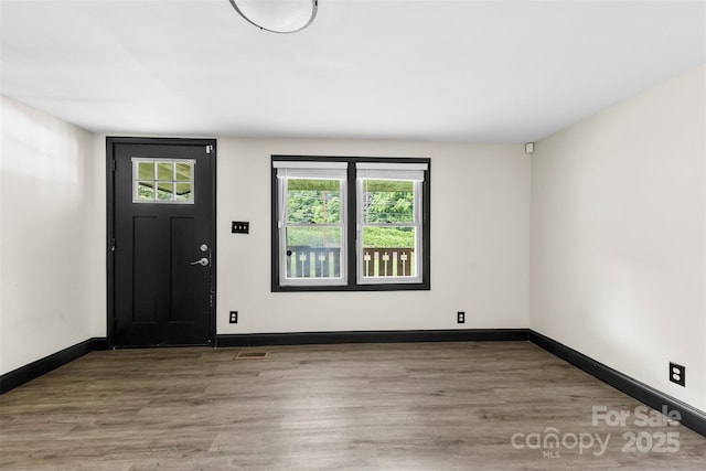 103 Fleetwood Rd, York, SC 29745 - entryway featuring wood finished floors and baseboards