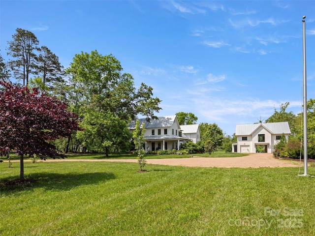 146 Lower Brush Creek Rd, Fletcher, NC 28732 - view of grassy yard featuring driveway
