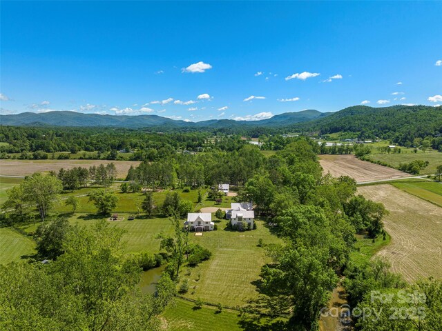 146 Lower Brush Creek Rd, Fletcher, NC 28732 - overview of rural landscape with mountains