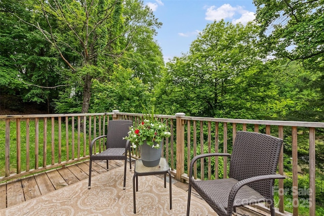 100 Bettys Dr, Waynesville, NC 28786 - view of deck