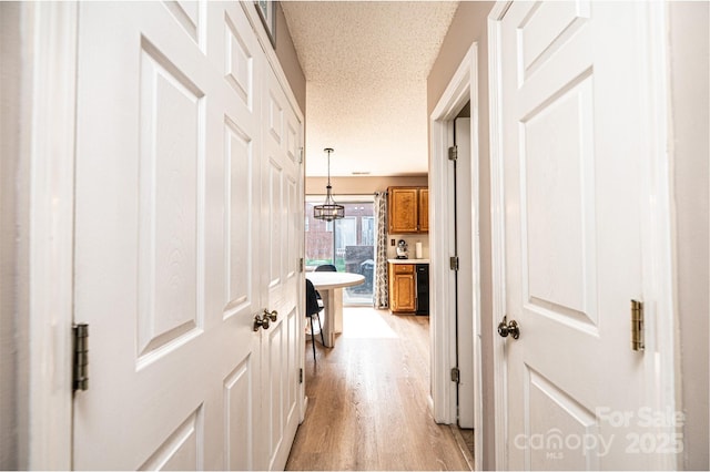 102 Brandywine Dr NE Unit O-3, Conover, NC 28613 - corridor with light wood-style floors and a textured ceiling