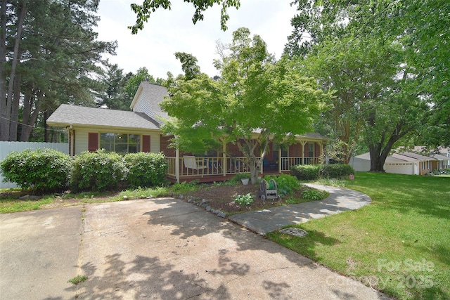 109 Larch Rd, Salisbury, NC 28147 - obstructed view of property with a porch