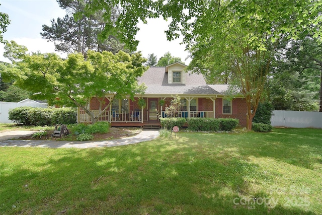 109 Larch Rd, Salisbury, NC 28147 - view of front of home featuring a porch and brick siding