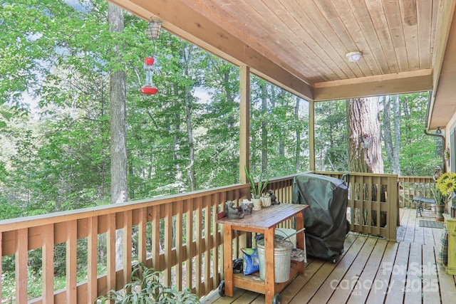 46 Thrush Dr, Maggie Valley, NC 28751 - view of deck