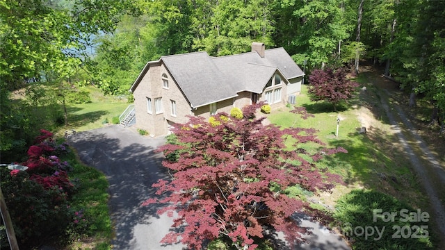 240 Goshen Ter, Wilkesboro, NC 28697 - view from above of property with a forest