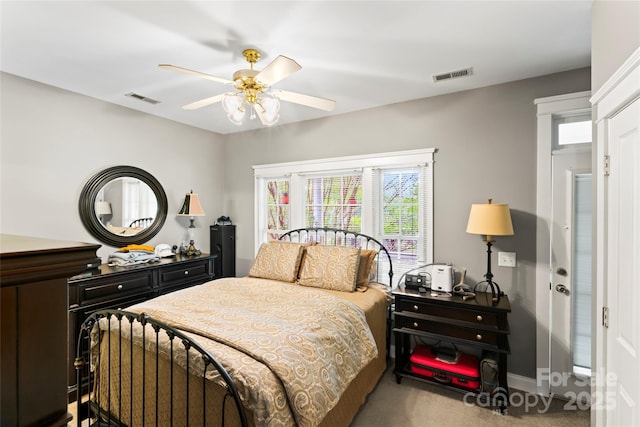 3007 Colonel Springs Way, Fort Mill, SC 29708 - bedroom with carpet floors and a ceiling fan