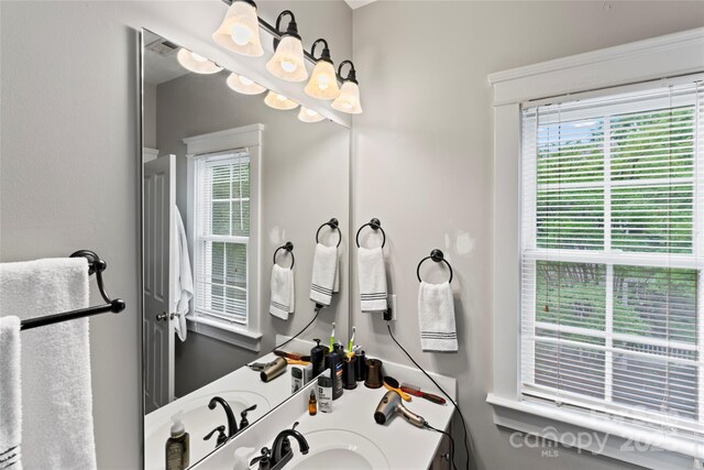 3007 Colonel Springs Way, Fort Mill, SC 29708 - bathroom with plenty of natural light and vanity