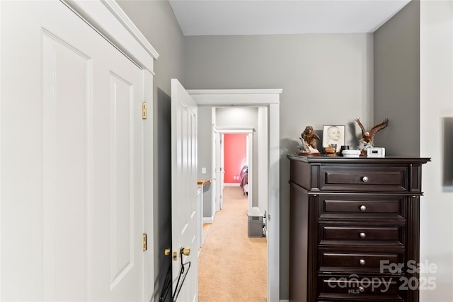 3007 Colonel Springs Way, Fort Mill, SC 29708 - hallway with light carpet and baseboards