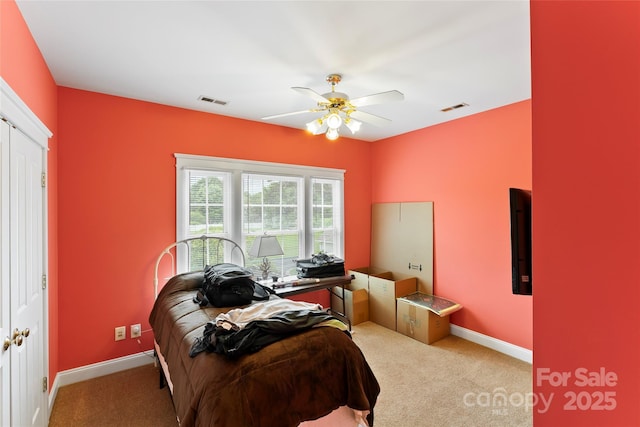 3007 Colonel Springs Way, Fort Mill, SC 29708 - bedroom featuring carpet, baseboards, and a ceiling fan