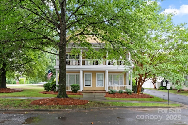 3007 Colonel Springs Way, Fort Mill, SC 29708 - view of front of home featuring covered porch and a balcony