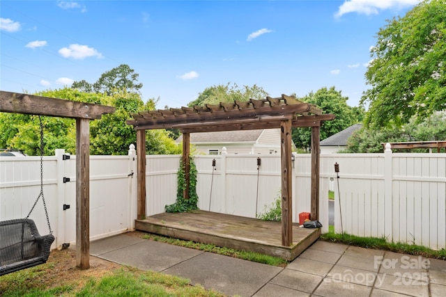 3007 Colonel Springs Way, Fort Mill, SC 29708 - fenced backyard with a gate and a pergola