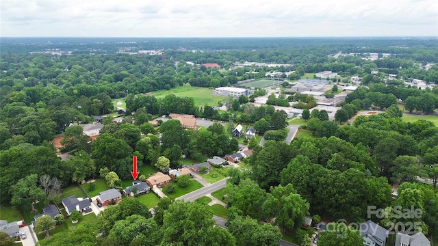 2421 Shamrock Dr, Charlotte, NC 28205 - aerial perspective of suburban area
