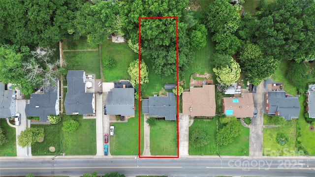 2421 Shamrock Dr, Charlotte, NC 28205 - aerial perspective of suburban area