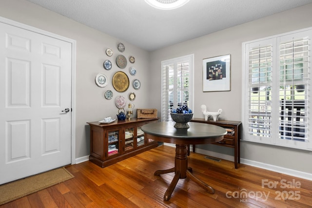 1321 Birch Dr, Morganton, NC 28655 - dining area with wood finished floors and baseboards