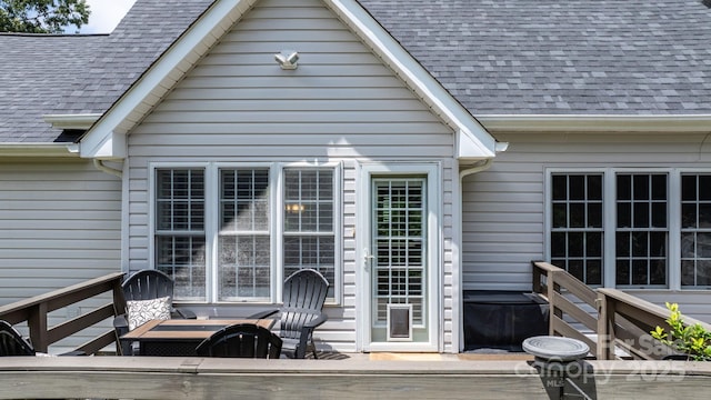 1321 Birch Dr, Morganton, NC 28655 - view of wooden terrace