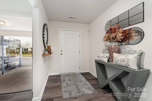 1405 Amberlight Cir, Salisbury, NC 28144 - entryway with wood finished floors and baseboards