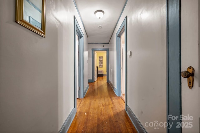 123 N Poston St, Shelby, NC 28150 - hallway with wood finished floors and baseboards