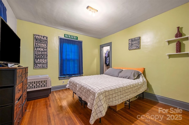 123 N Poston St, Shelby, NC 28150 - bedroom featuring wood finished floors and baseboards