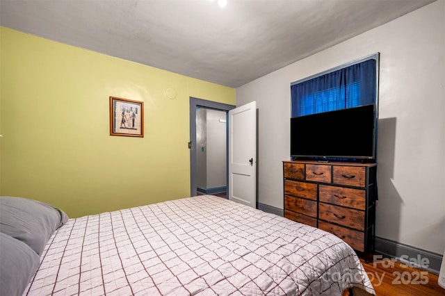 123 N Poston St, Shelby, NC 28150 - bedroom with baseboards and wood finished floors