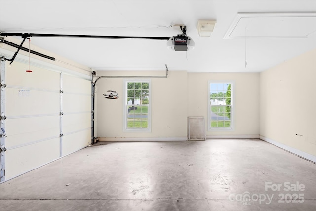 4809 Mossy Cup Ln, Monroe, NC 28110 - garage with a garage door opener
